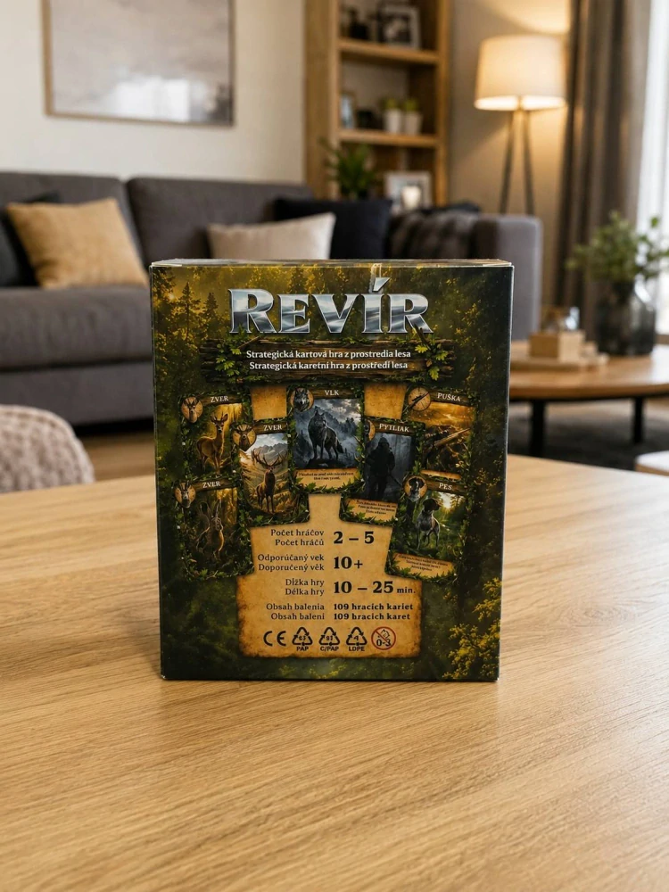 Revír – strategická kartová hra z prostredia lesa