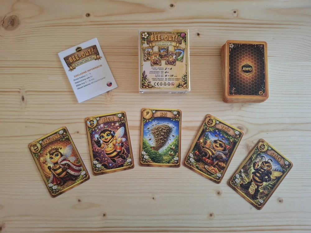 BEE-OUT! – včelárska kartová hra pre deti a dospelých