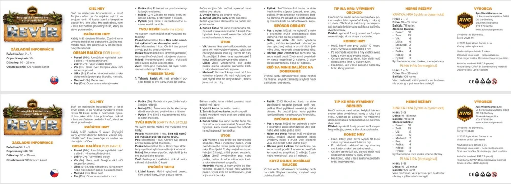 Revír – strategická kartová hra z prostredia lesa
