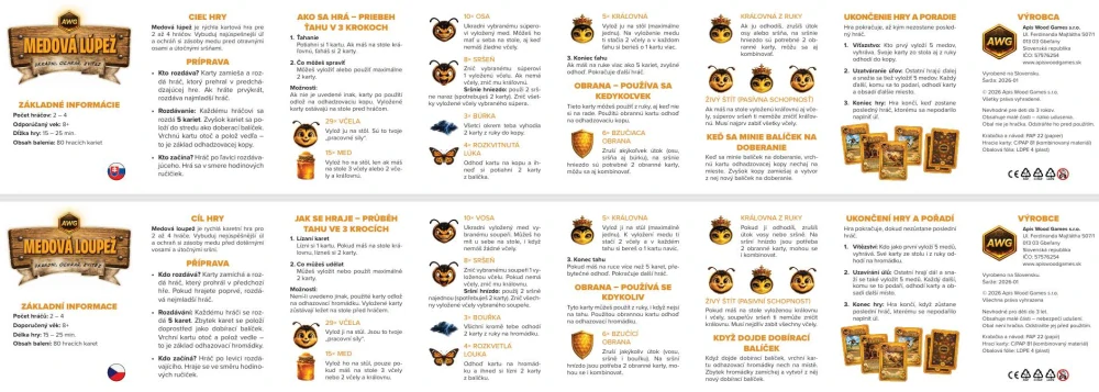 Medová lúpež – originálna kartová hra zo sveta včiel